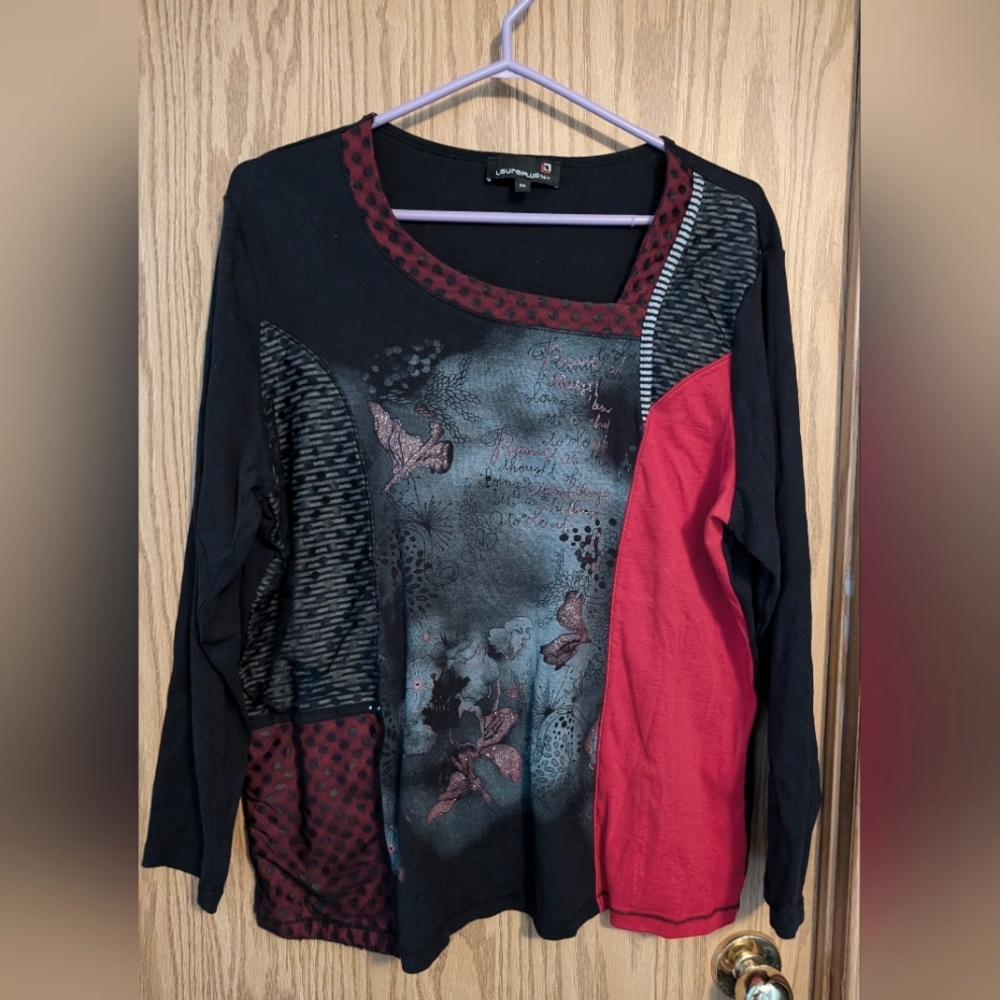 Laura plus blouse top sweater t-shirt size 2XL casual